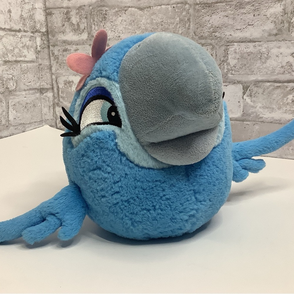 Angry Birds Rio Jewel Plush Stuffed Animal Commonwealth Toy Blue Girl 7" Lovey